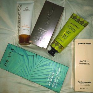 FFF 5PC Skin Care Lot HYDROPEPTIDE Ice Roller MORE